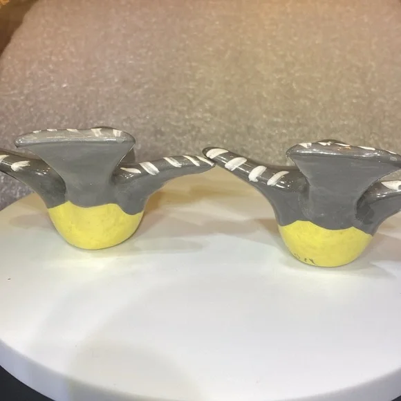 70’s Vintage Rare St Croix Ceramic Bird Salt and Pepper Shakers